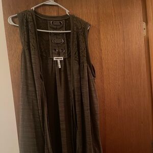 Ladies Open Front Cardigan size 18/20 Can tie to close if prefer Nice worn once